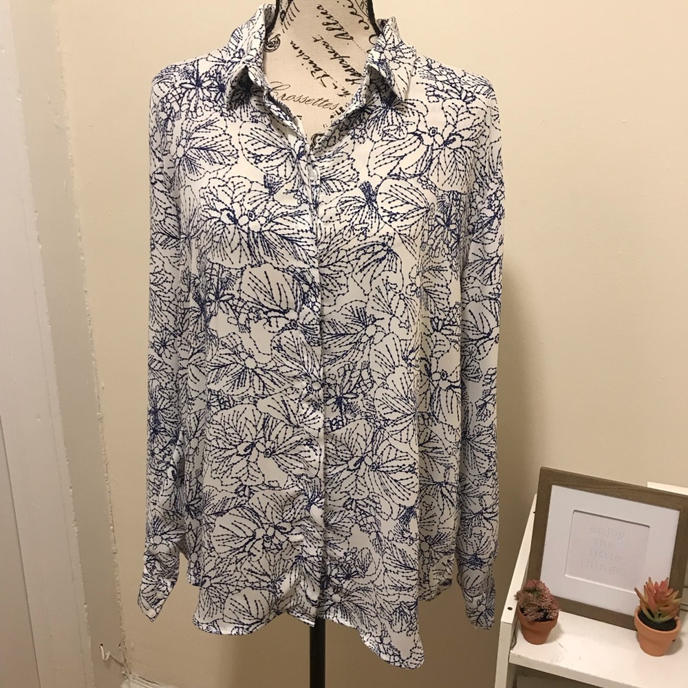 H&M button down. size 14